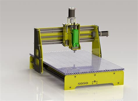 cnc machine design by SolidWorks